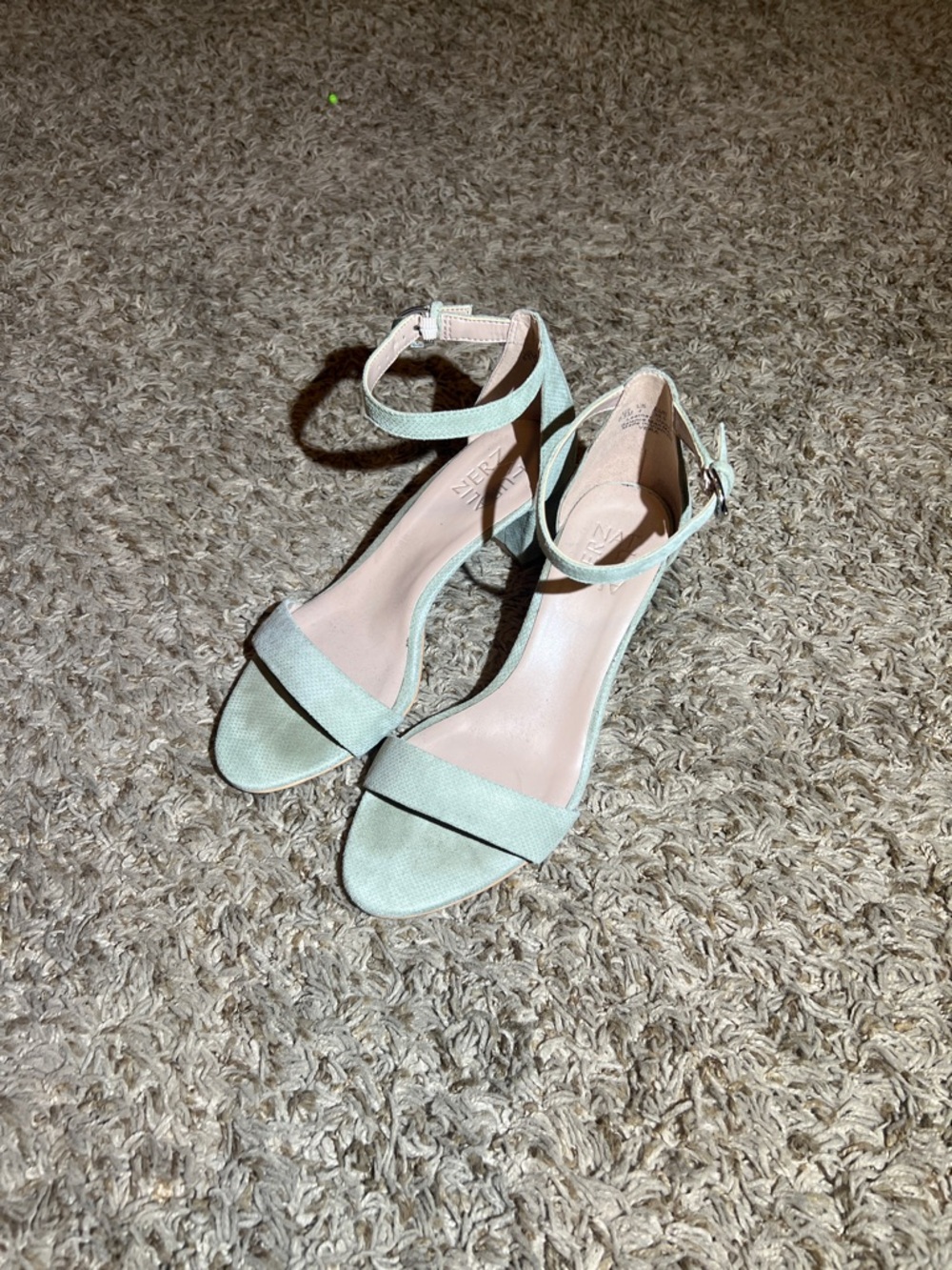 Naturalizer Mint Green Ankle-Strap Heels